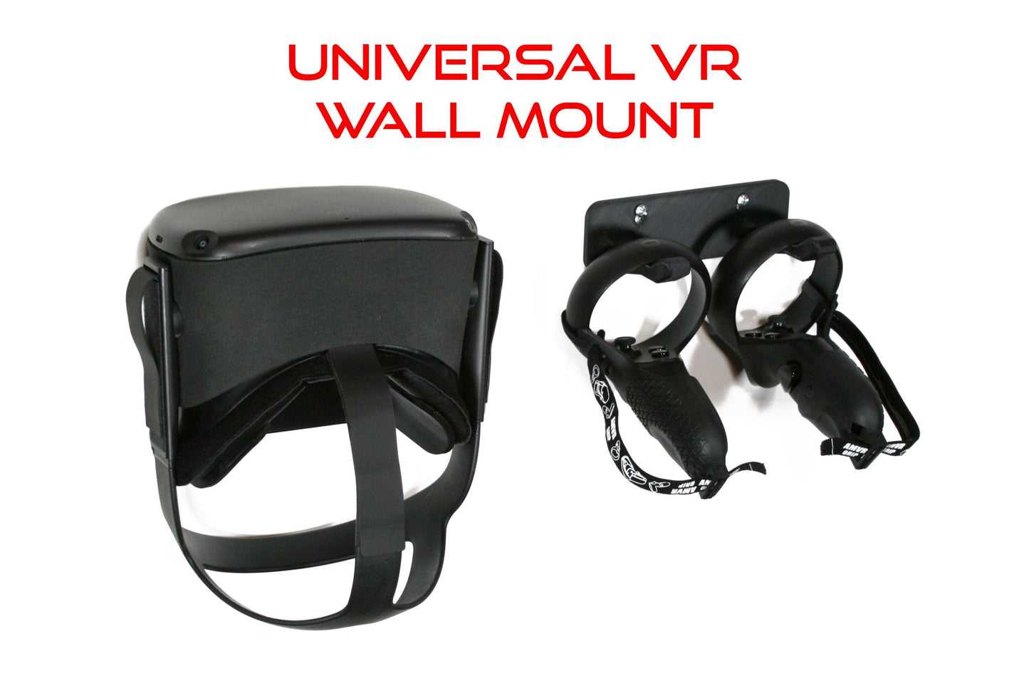 Oculus Quest Wall Mount for VR Headsets & Controllers - Quest 2, Rift S, HTC Vive Stand